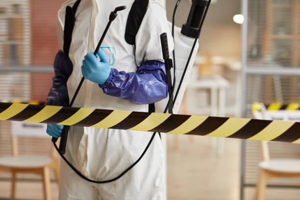 Professional Biohazard technician working in Weimar, TX